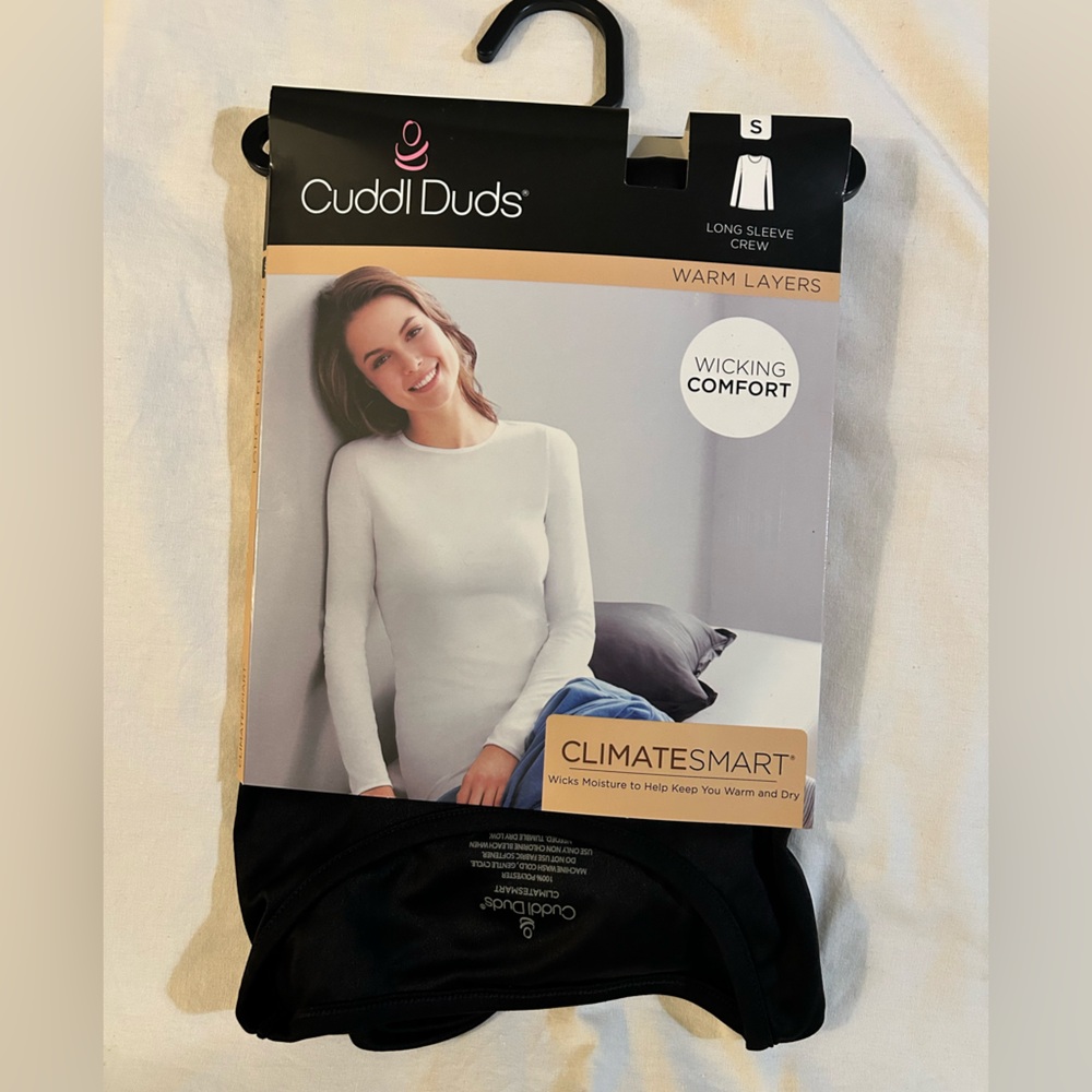 NWT Cuddl Duds Long Sleeve Crew neck climatesmart shirt